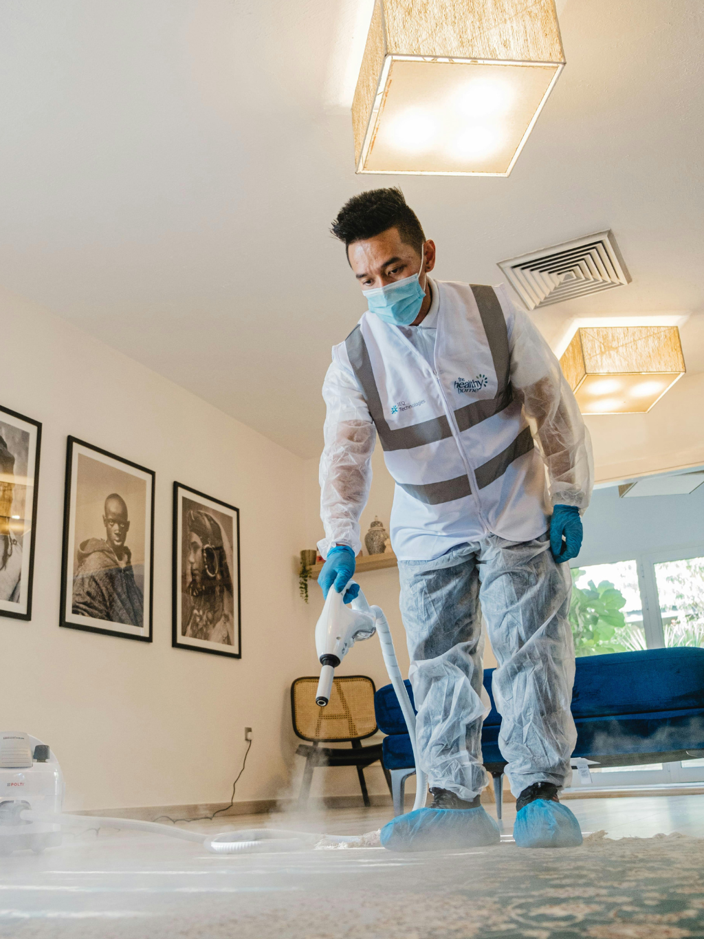 تنظيف مجمع تجاري